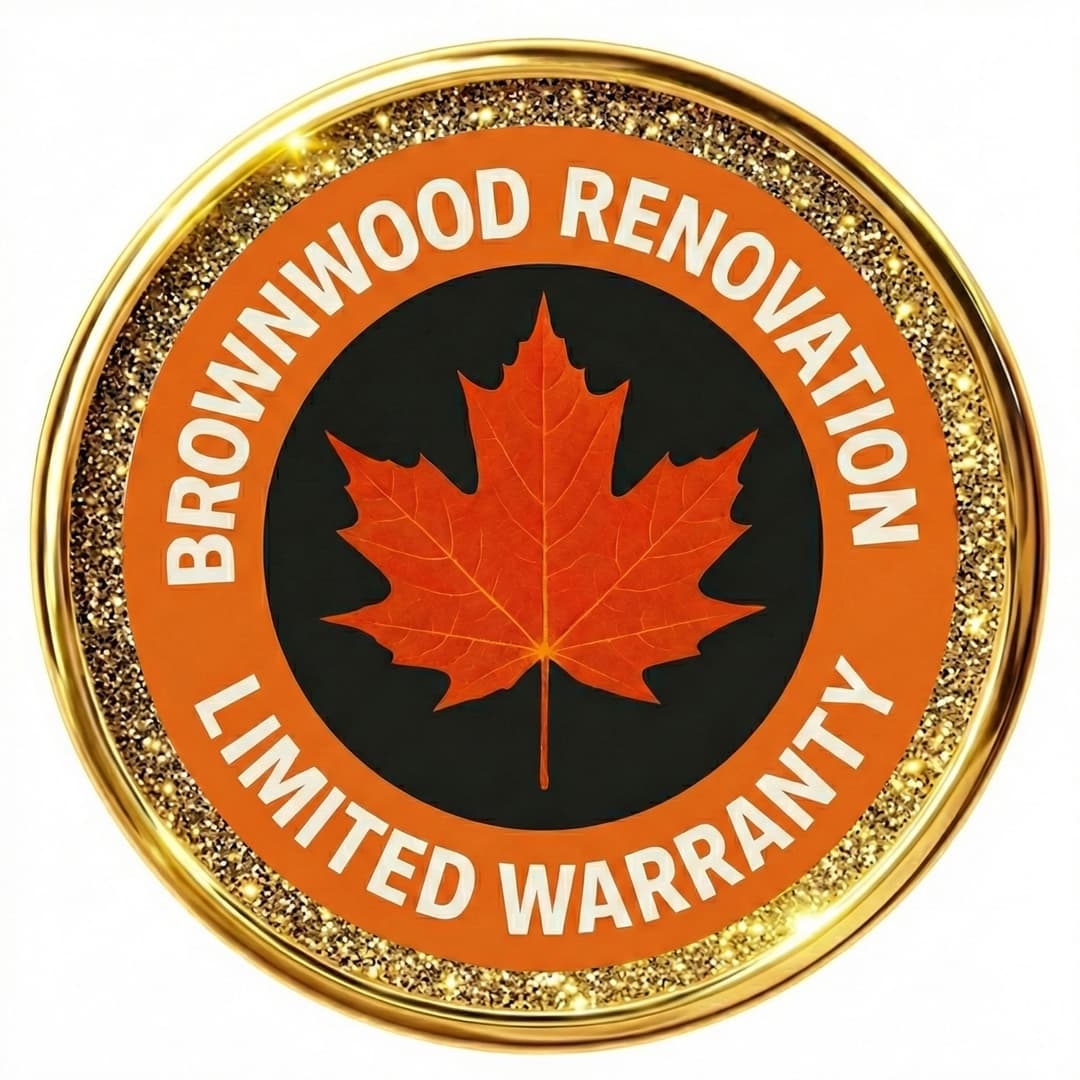 Brownwood Renovation Limited Warranty seal